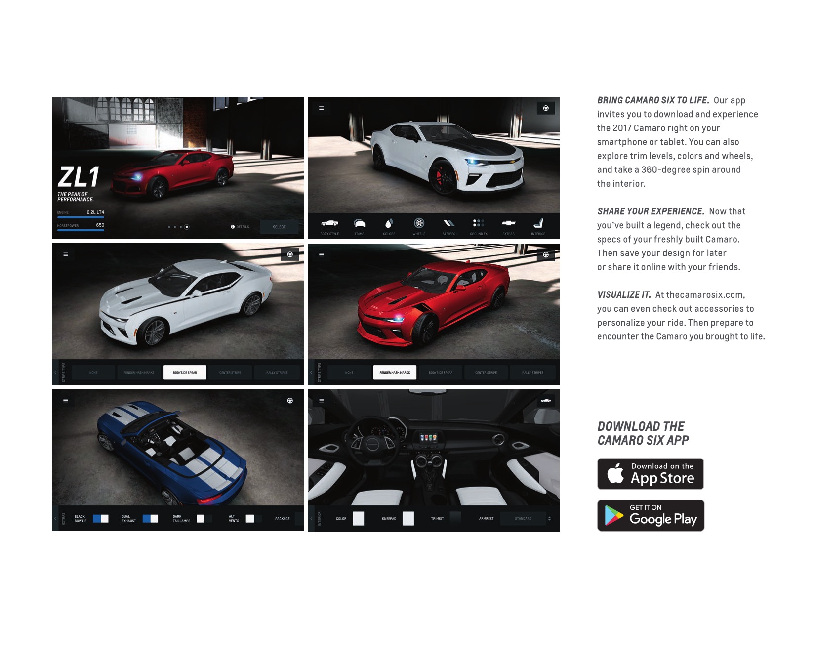 2017 Chev Camaro Brochure Page 5